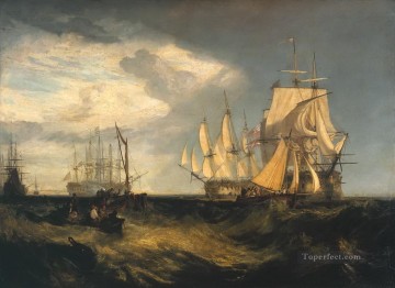 batalla naval de buque de guerra Pinturas al óleo